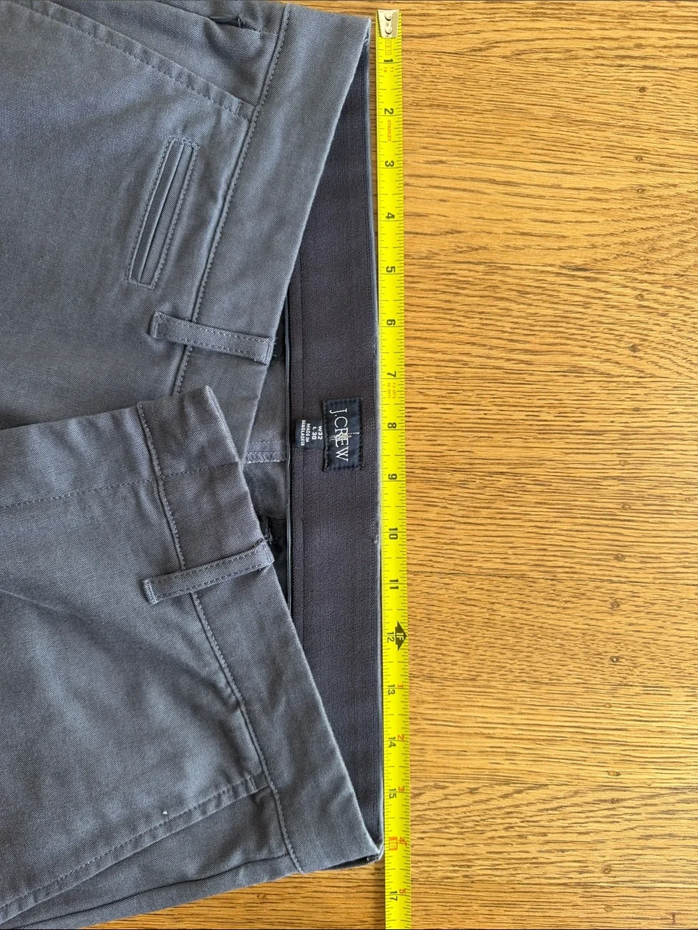 J. Crew Men’s Chino Pants in Slate Gray-Blue